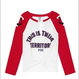 PINK MN Twins Tee Large